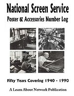 National Screen Service Poster & Assessories Number Log